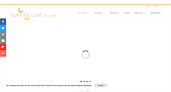 Desktop Screenshot of hotelbargeclairdelune.com